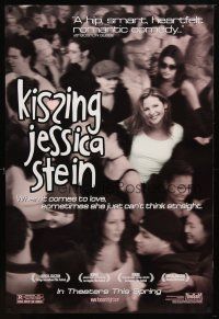 9w369 KISSING JESSICA STEIN teaser DS 1sh '01 Jennifer Westfeldt, Heather Juergensen, lesbians!