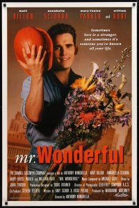 9w489 MR. WONDERFUL 1sh '93 Anthony Minghella directed, Matt Dillon, Annabella Sciorra!