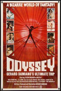 9w541 ODYSSEY 1sh '77 Gerard Damiano's ultimate trip, a bizarre world of sexploitation fantasy!