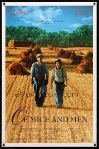 9w542 OF MICE & MEN 1sh '92 Gary Sinise & John Malkovich in John Steinbeck's classic!