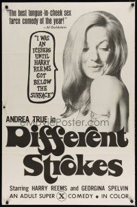 9w550 OVER SEXPOSURE 1sh '70s close-up of Andrea True, x-rated comedy!