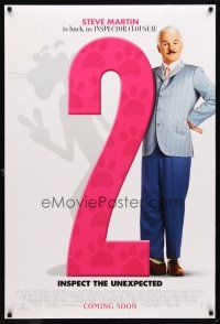 9w582 PINK PANTHER 2 advance DS 1sh '09 Steve Martin as Inspector Clouseau, Jean Reno