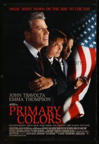 9w600 PRIMARY COLORS DS 1sh '98 John Travolta runs for President of the United States of America!