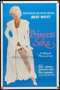9w603 PRINCESS SEKA 1sh '80 her blue blood runs red hot, a royal pleasure!