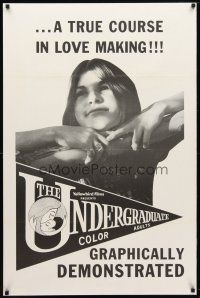 9w801 UNDERGRADUATE 1sh '71 a true course in love making by Ed Wood, graphically demonstrated!