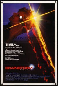 9x126 BRAINSTORM 1sh '83 the door to the mind is open, the ultimate experience!