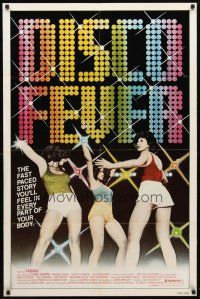 9x214 DISCO FEVER 1sh '78 sexy dancing disco girls, you'll feel it in every part of your body!