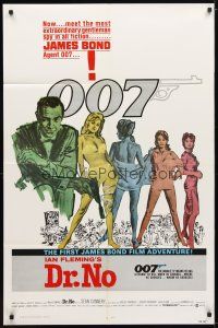 9x227 DR. NO 1sh R80 Sean Connery is the most extraordinary gentleman spy James Bond 007!