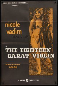 9x244 EIGHTEEN CARAT VIRGIN 1sh '72 Cherry Sundey, great image of sexy Nicole Vadim!