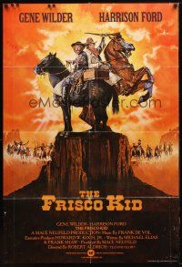 9x296 FRISCO KID English 1sh '79 Robert Aldrich, Harrison Ford, Jewish Rabbi Gene Wilder!