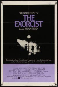 9x260 EXORCIST int'l 1sh '74 Friedkin, Max Von Sydow, horror classic, William Peter Blatty!