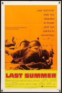 9x435 LAST SUMMER 1sh '69 Barbara Hershey is too beautiful to forget!