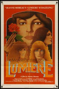 9x478 LUMIERE 1sh '76 directed by Jeanne Moreau, Lucia Bose, Keith Carradine, Evans art!