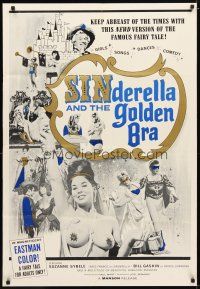 9x758 SINDERELLA & THE GOLDEN BRA int'l 1sh '64 a version for those who think young and naughty!