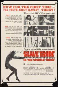 9x768 SLAVE TRADE IN THE WORLD TODAY 1sh '65 the smuggled motion pictures of a sheik's harem!