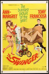 9x855 SWINGER 1sh '66 super sexy Ann-Margret, Tony Franciosa, the bunniest picture of the year!