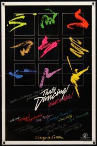 9x880 THAT'S DANCING advance 1sh '85 Sammy Davis Jr., Gene Kelly, all-time best musicals!