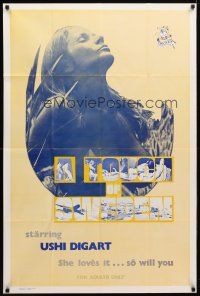 9x904 TOUCH OF SWEDEN 1sh '71 sexiest Swedish Uschi Digard loves it!