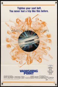 9x924 VANISHING POINT 1sh '71 car chase cult classic, you never had a trip like this before!