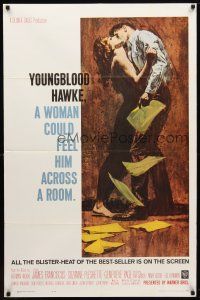 9x993 YOUNGBLOOD HAWKE 1sh '64 full-length art of James Franciscus & sexy Suzanne Pleshette!