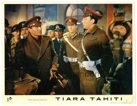 9y925 TIARA TAHITI Italian English LC '62 cool image of soldier James Mason!