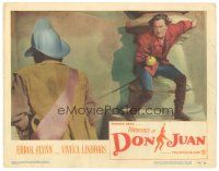 9y212 ADVENTURES OF DON JUAN LC #6 '49 swashbuckling Errol Flynn in a breathless adventure!