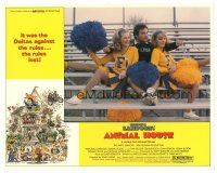 9y237 ANIMAL HOUSE LC '78 John Belushi & cheerleaders in John Landis directed college classic!