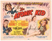 9y014 ATOMIC KID TC '55 Mickey Rooney & his wife Elaine Davis, Robert Strauss, sci-fi comedy!