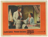 9y251 BAND OF ANGELS LC #2 '57 Clark Gable buys beautiful slave mistress Yvonne De Carlo!