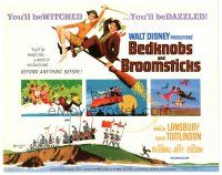 9y019 BEDKNOBS & BROOMSTICKS TC '71 Walt Disney, Angela Lansbury, great cartoon art!