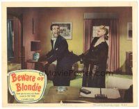 9y271 BEWARE OF BLONDIE LC #7 '50 sexy Penny Singleton, Arthur Lake as Dagwood Bumstead!