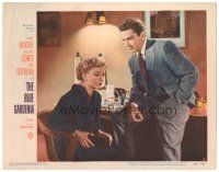 9y290 BLUE GARDENIA LC #3 '53 Richard Conte sitting on desk looks down at Anne Baxter, Fritz Lang!