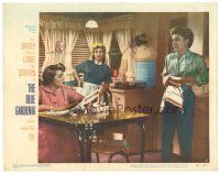 9y291 BLUE GARDENIA LC #5 '53 Fritz Lang, Anne Baxter in kitchen with Ann Sothern & Jeff Donnell