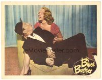9y294 BLUES BUSTERS LC #5 '50 wacky image of Leo Gorcey & sexy Adele Jergens!