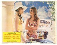9y295 BOB & CAROL & TED & ALICE LC #1 '69 sexy Natalie Wood in bikini talks to Dyan Cannon!