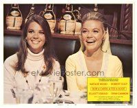 9y296 BOB & CAROL & TED & ALICE LC #8 '69 close up of sexy Natalie Wood & Dyan Cannon laughing!
