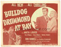 9y027 BULLDOG DRUMMOND AT BAY TC '47 Anita Louise, introducing Ron Randell in the title role!