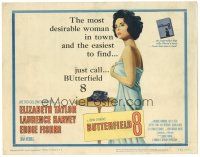 9y029 BUTTERFIELD 8 TC '60 callgirl Elizabeth Taylor is the most desirable and easiest to find!