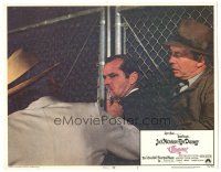 9y351 CHINATOWN LC #2 '74 close up of actor Roman Polanski about to cut Nicholson's nose!