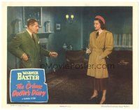 9y373 CRIME DOCTOR'S DIARY LC #5 '49 detective Warner Baxter, bullet-hot murder brewed by love!