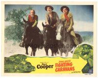 9y463 FIGHTING CARAVANS LC #7 R50 Zane Grey, Gary Cooper on horseback with two other cowboys!
