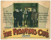 9y059 FIGHTING CUB TC '25 Pat O'Malley, Wesley Barry, cool newspaper title design!
