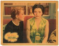 9y464 FIRST LADY LC '37 close up of Anita Louise looking at beautiful Kay Francis!