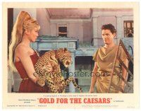 9y508 GOLD FOR THE CAESARS LC #1 '64 Mylene Demongeot's leopard doesn't frighten Jeff Hunter!