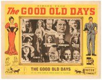 9y072 GOOD OLD DAYS TC '44 Chaney, Chaplin, Pickford, Bow, Arbuckle, Barrymore, Hollywood greats!