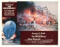 9y524 HINDENBURG LC #7 '75 Burgess Meredith & others escape burning zeppelin!