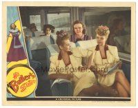 9y525 HIS BUTLER'S SISTER LC '43 image of Deanna Durbin on train w/pretty twins!
