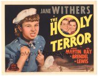 9y080 HOLY TERROR TC '37 tough girl Jane Withers in sailor suit, Tony Martin, Joan Davis!