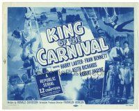 9y097 KING OF THE CARNIVAL TC '55 Republic serial, great action-packed montage!