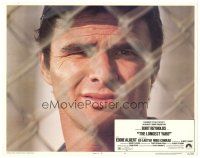 9y605 LONGEST YARD LC #6 '74 Robert Aldrich prison football, best close up of Burt Reynolds!